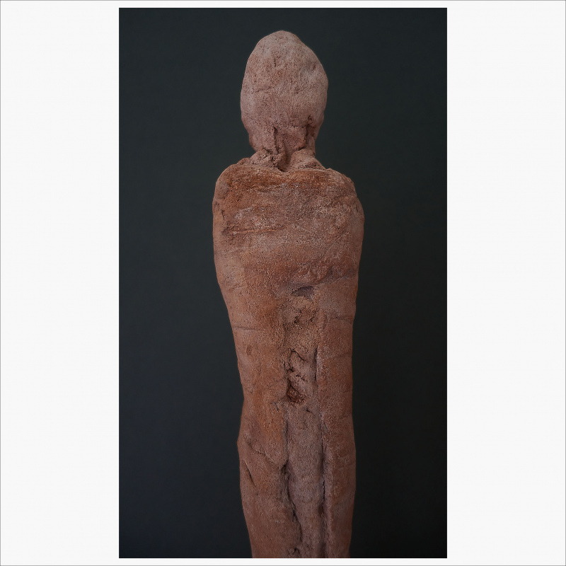 Wrapped Man detail back view