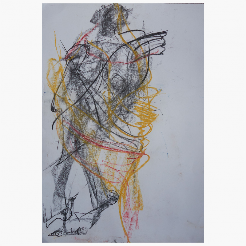 Moving Figure With Shawl